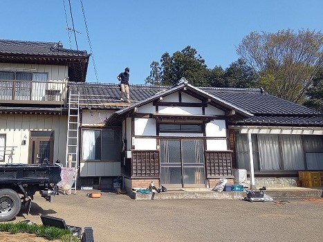 小美玉市雨漏り修理工事
